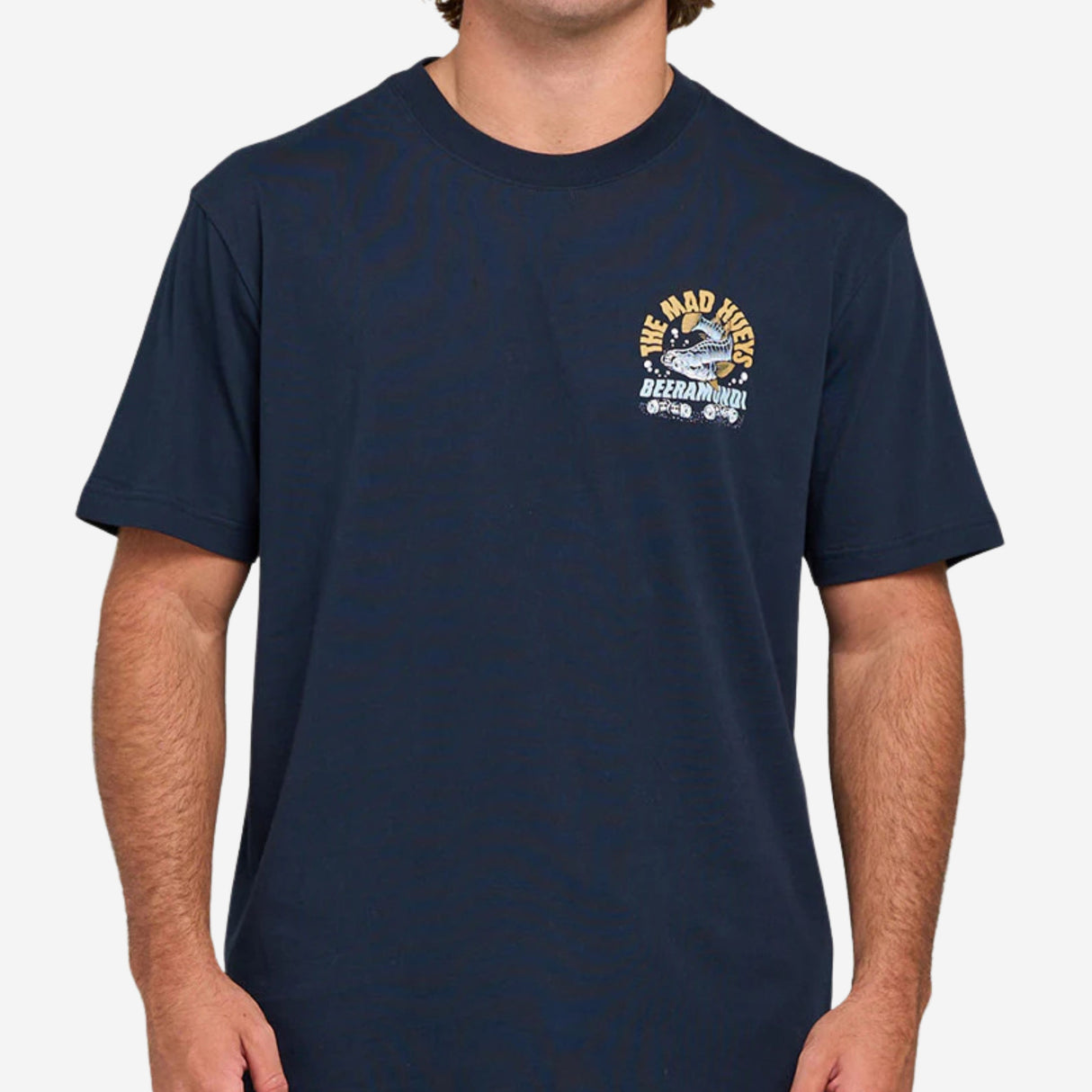 The Mad Hueys Beeramundi | SS Tee - Navy