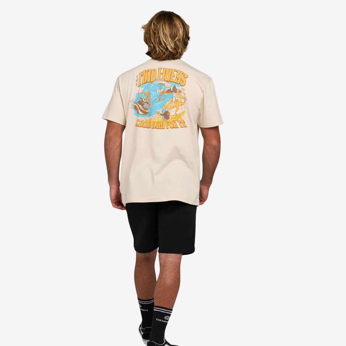The Mad Hueys Good Days | SS Tee - Cement