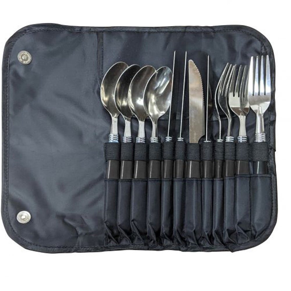 Wildtrak 12pc Stainless Steel Cutlery Set