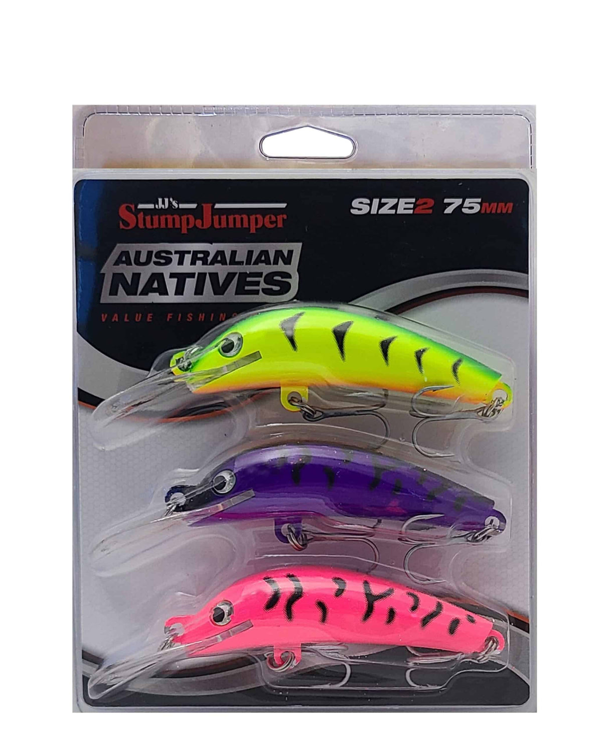STUMPJUMPER Size 2 Lure Pack of 3