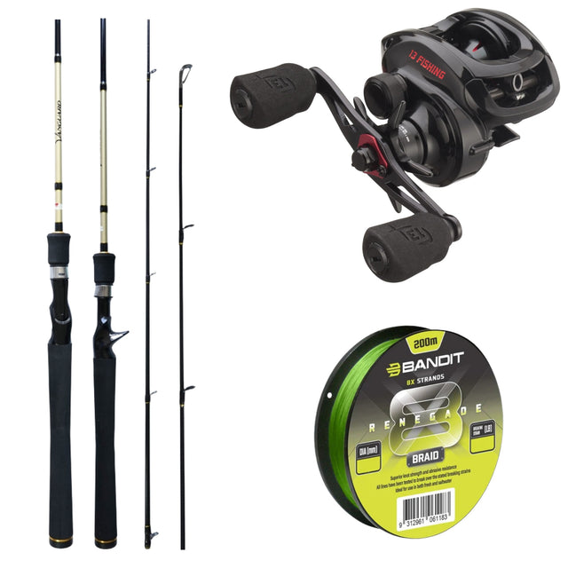 13 Fishing Inception G2P / Abu Garcia Vanguard 602ML 2-5kg Baitcast Combo