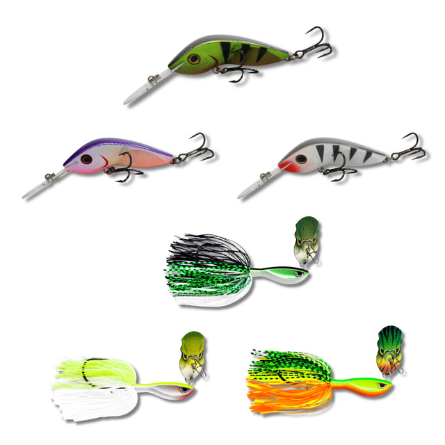 Bass and Yellow Belly Snack Pack
