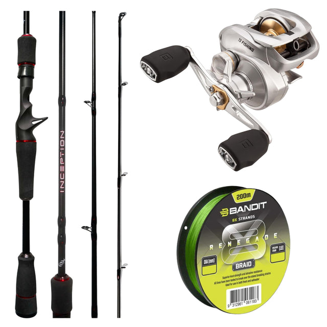 13 Fishing Modus C2 / Inception 602M 4-8kg Baitcast Combo