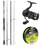 Daiwa TD Black MQ 2500D / Abu Garcia Revo MC 702L 2-4kg Spinning Combo