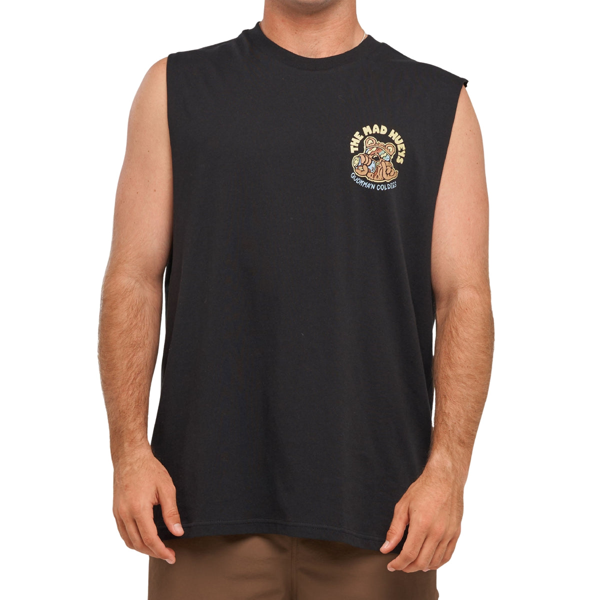 The Mad Hueys QUOKKAN COLDIES | MUSCLE - Black
