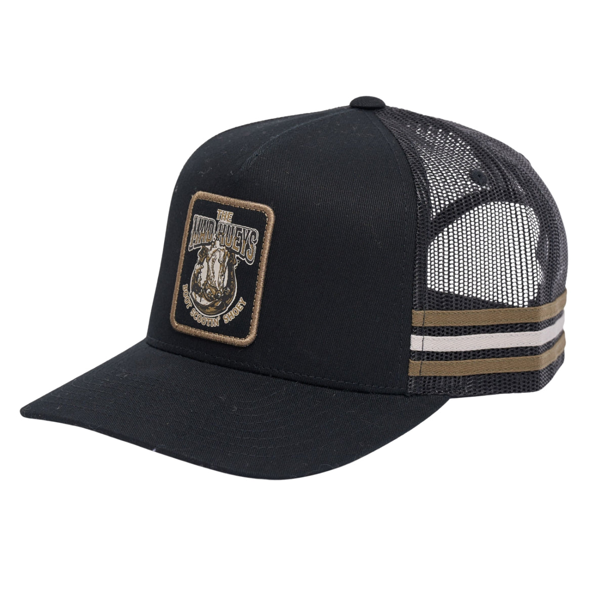 The Mad Hueys SCOOTIN SHOEY | TWILL TRUCKER - Black