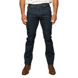 Ringers Western Mitchell Mens Straight Leg Jeans - Dark Blue
