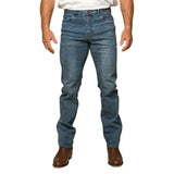 Ringers Western Mitchell Mens Straight Leg Jeans - Light Blue