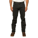 Ringers Western Muster Mens Slim Straight Fit Mid Rise Jeans - Black