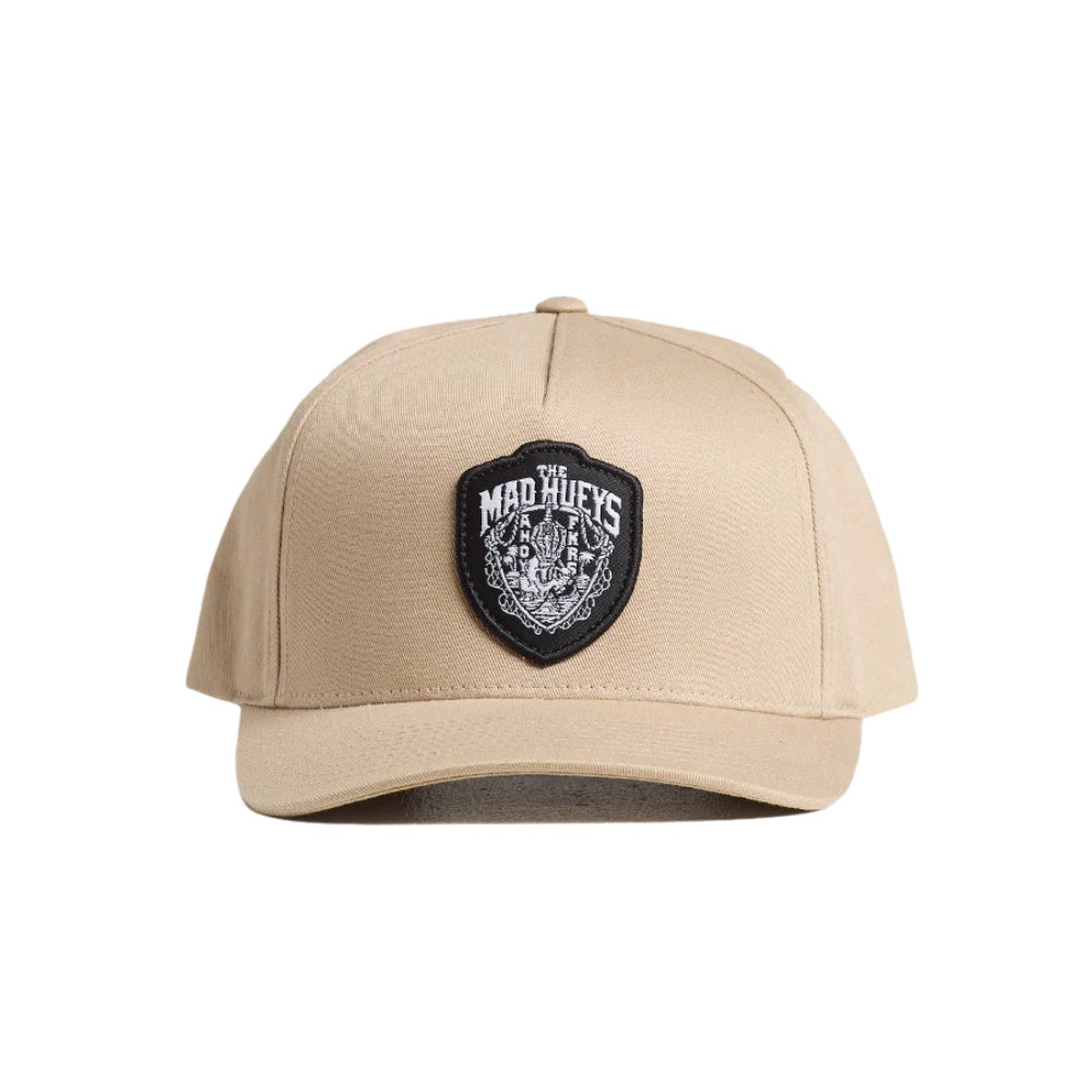THE MAD HUEYS AHOY FKRS | TWILL SNAPBACK - TAN