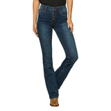 Ringers Western Selina Womens Mid Rise Boot Leg Jean - Classic Blue