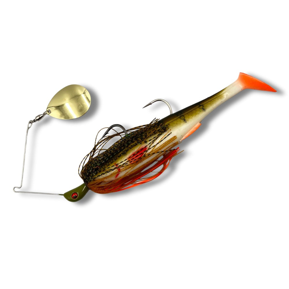 Spinwright Lures Beast Series - 1oz Single Colorado / 7" Irukandji Spinnerbait