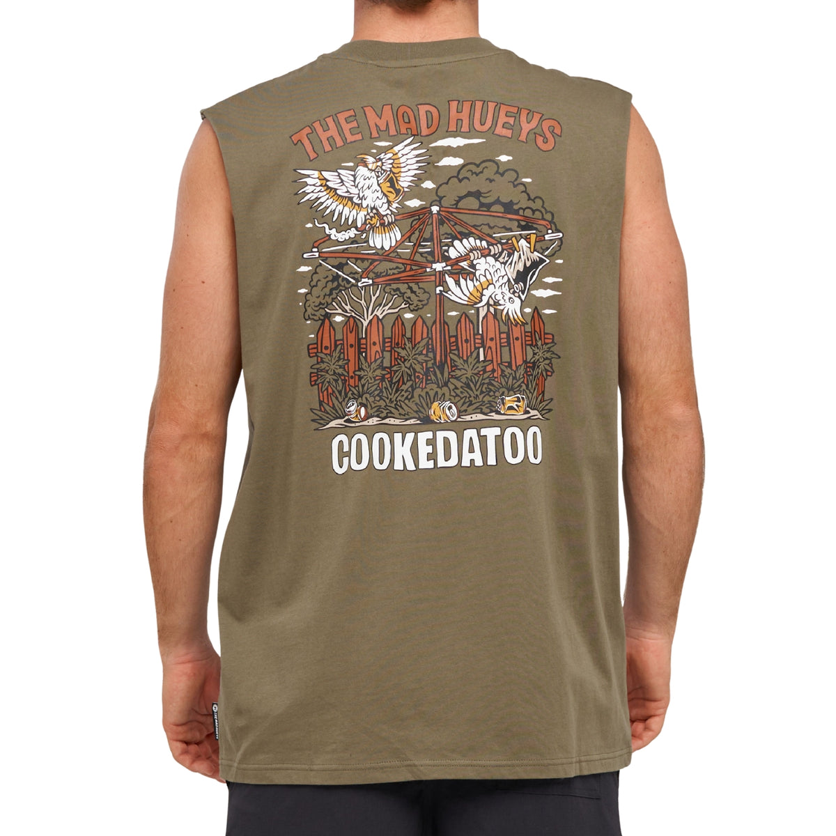 The Mad Hueys GOON COOKEDATOO | MUSCLE - Olive