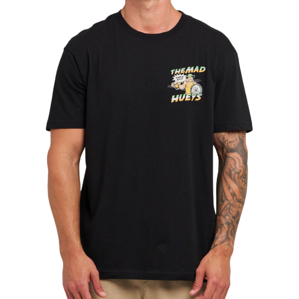 The Mad Hueys CAPTAIN AUSTRALIA | SS TEE - Black
