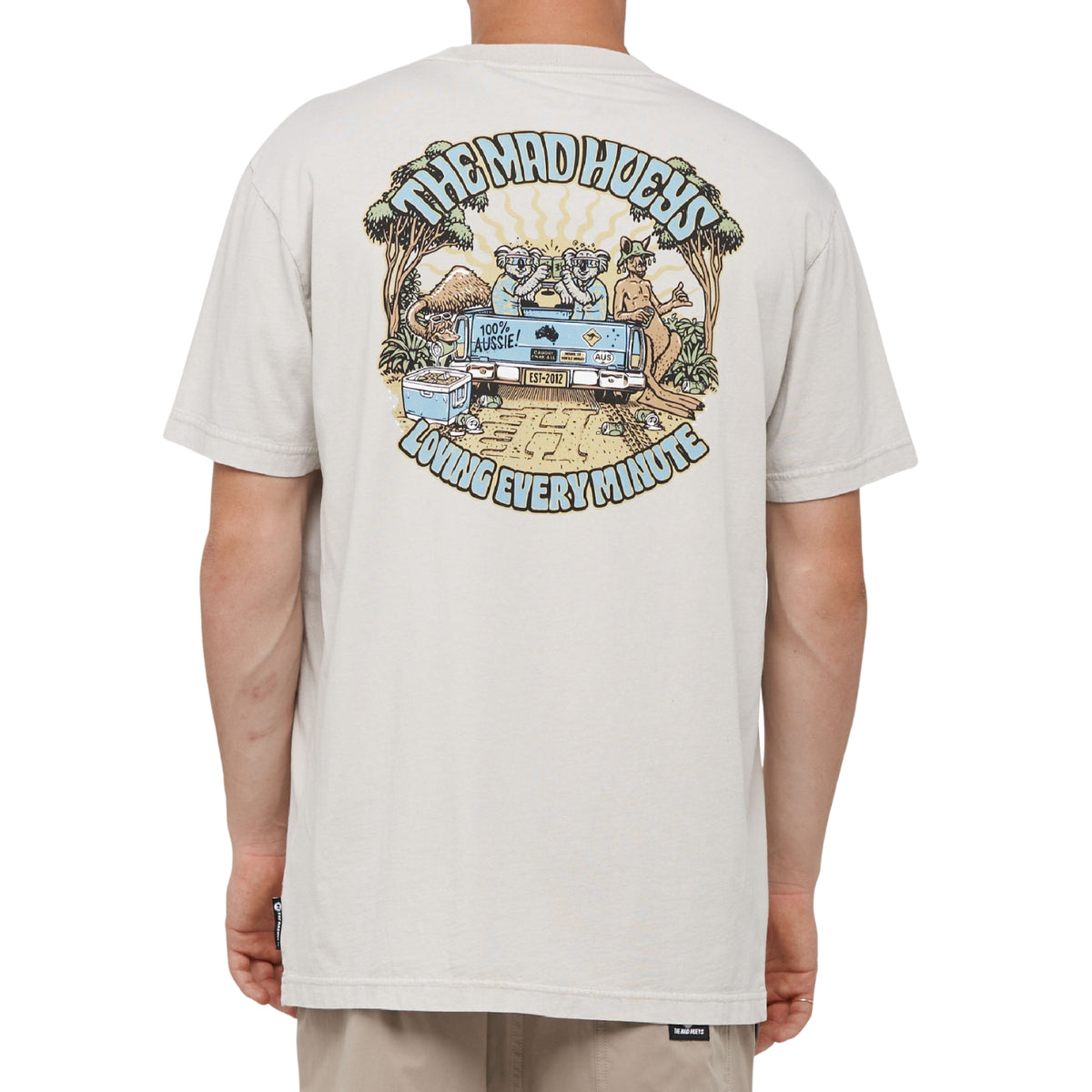The Mad Hueys LOVING EVERY UTE | SS TEE - Smoke Washed