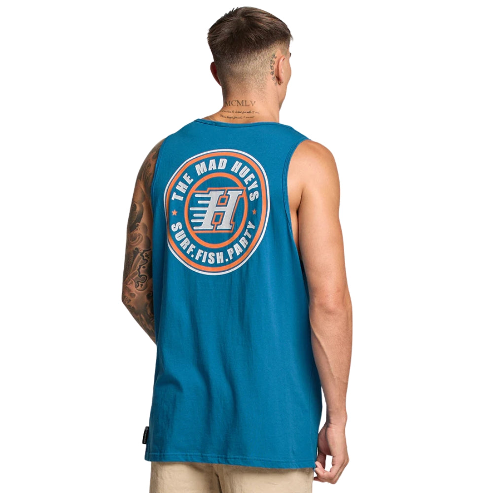 THE MAD HUEYS H SERIES | TANK - DARK COBALT