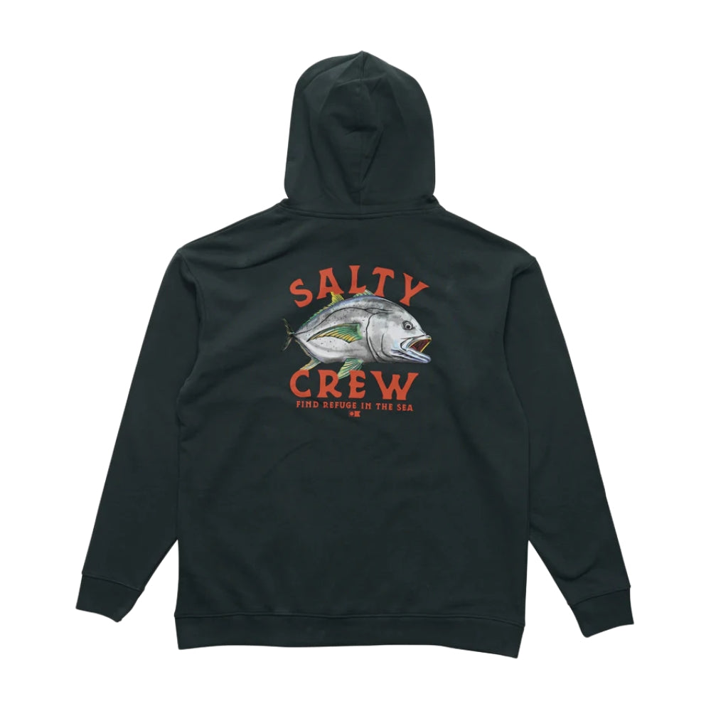Salty Crew Ulua Fleece Hood Coal