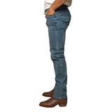 Ringers Western Mitchell Mens Straight Leg Jeans - Light Blue