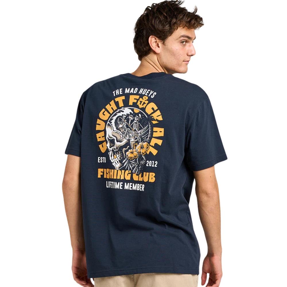 TROPIC CAUGHT FK ALL | SS TEE - NAVY