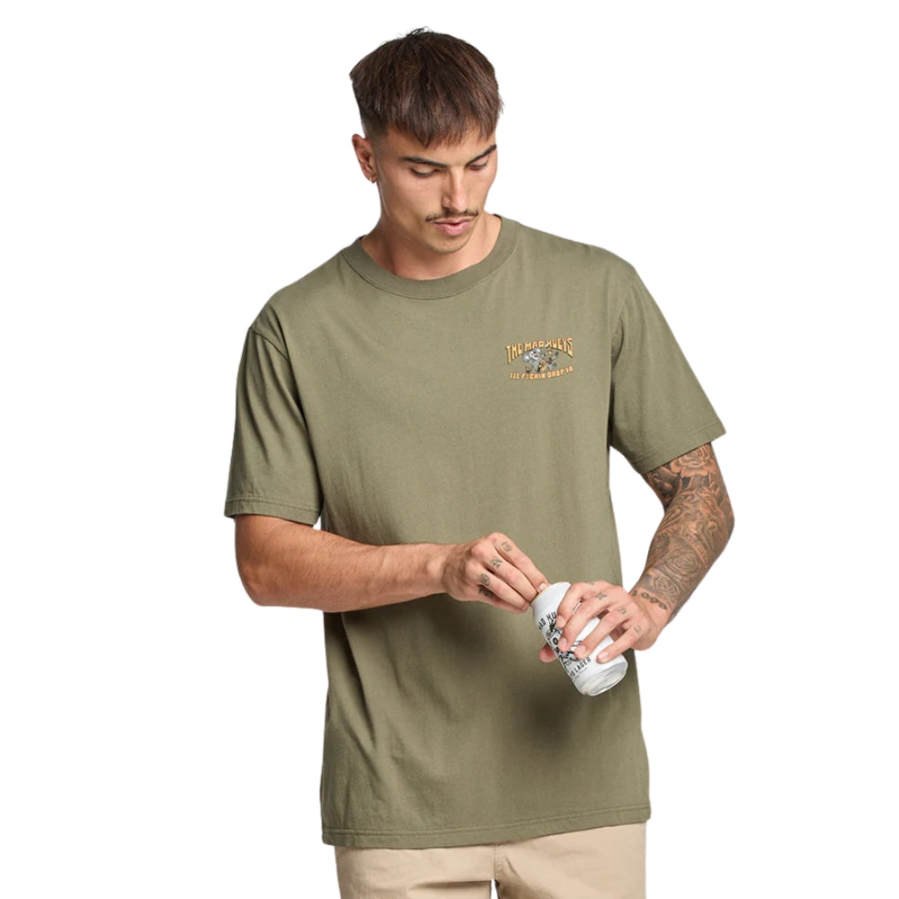 THE MAD HUEYS DROP BEAR | SS TEE - OLIVE