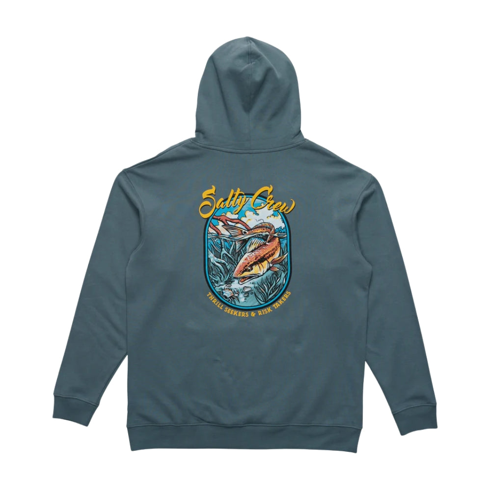 Salty Crew Red Fish MW Fleece Hood Storm