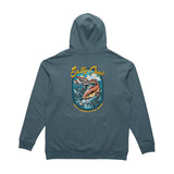 Salty Crew Red Fish MW Fleece Hood Storm