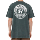 The Mad Hueys CHECKER HUEYS | SS TEE - PINE GREEN WASHED