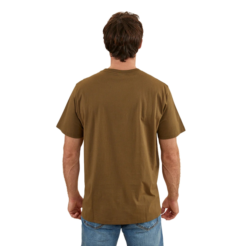 Ringers Western Hastings Mens Loose Fit T-Shirt -  Military Green