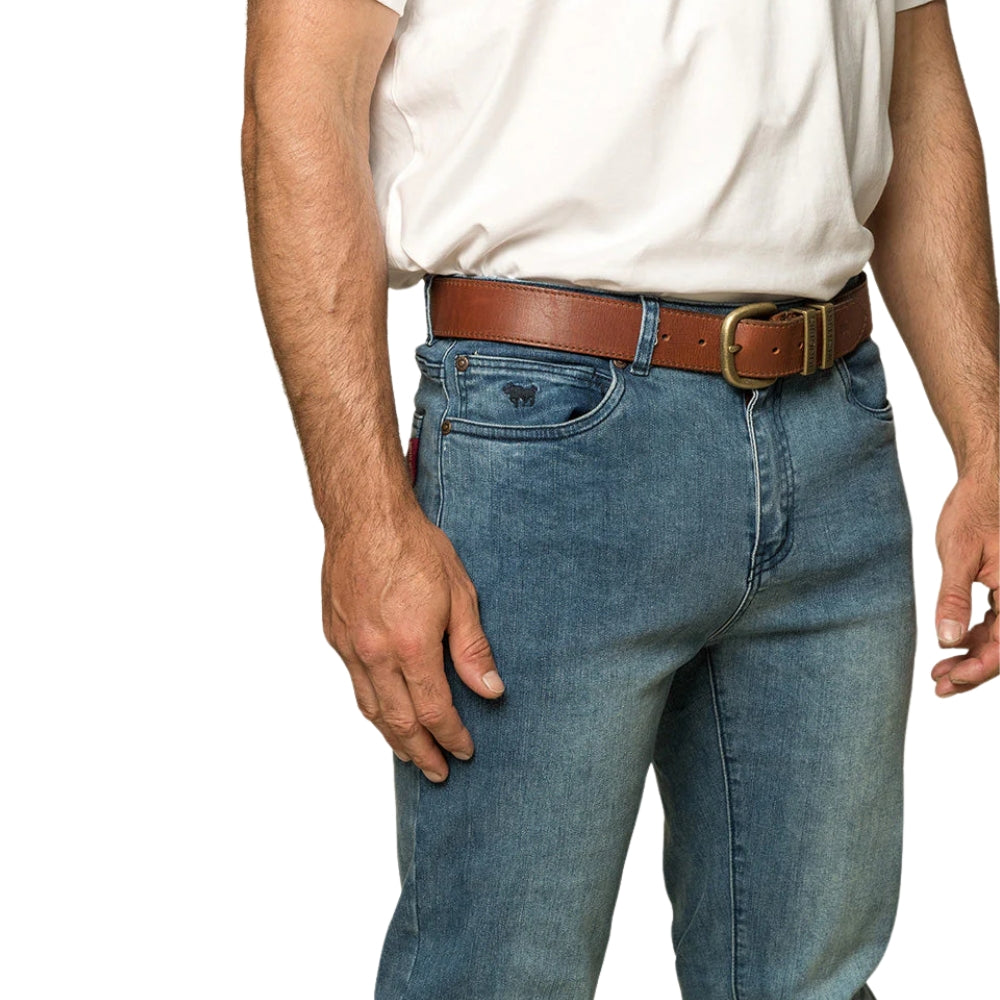 Ringers Western Burke Mens Tapered Leg Jeans - Light Blue
