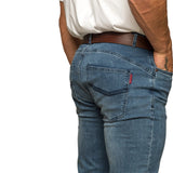 Ringers Western Mitchell Mens Straight Leg Jeans - Light Blue