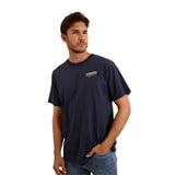 Ringers Western Buckin Barra Mens Loose Fit T-Shirt -  Navy