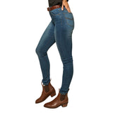 Ringers Western Sammy Womens High Rise Skinny Jeans - Vintage Blue Wash