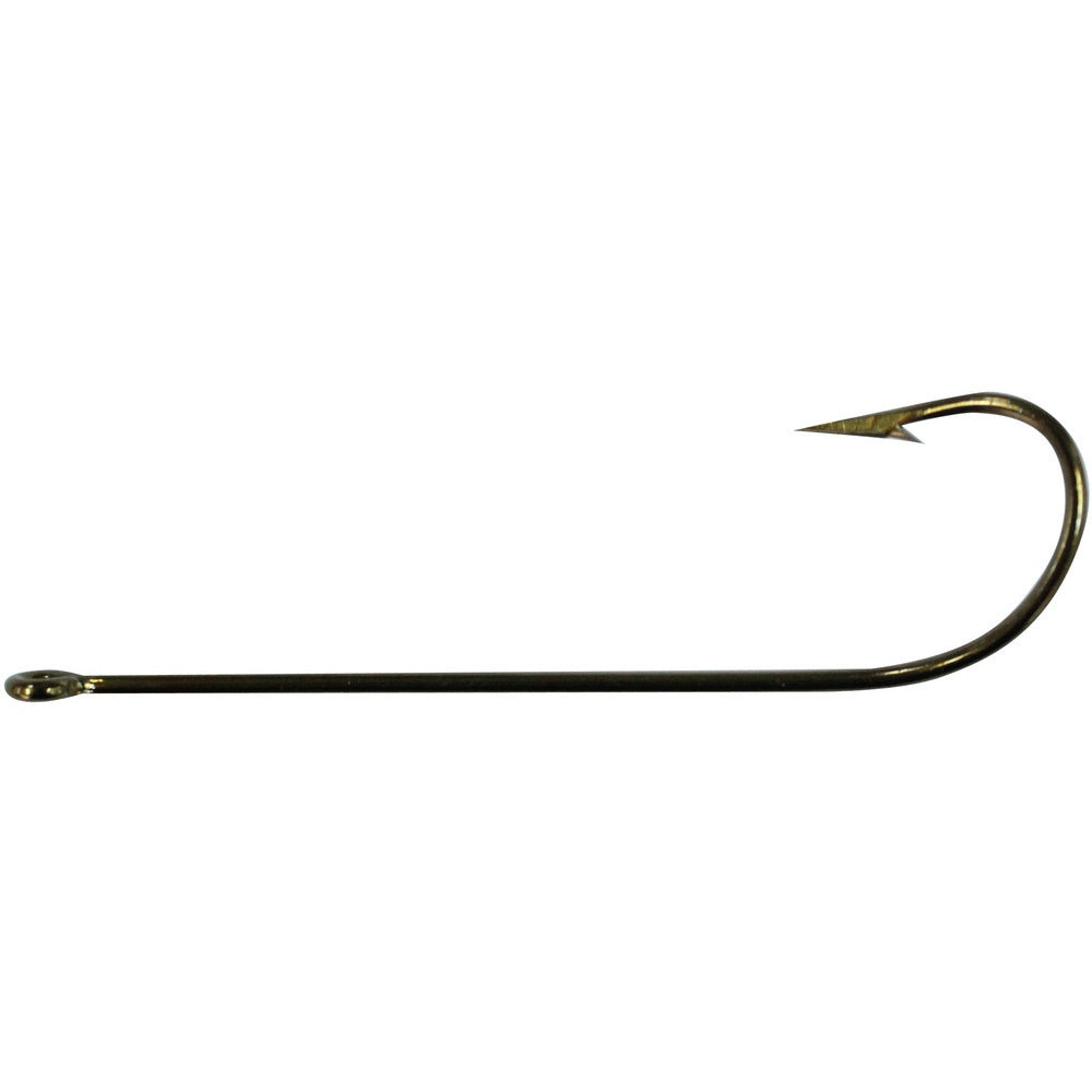 Mustad KIRBY 1/2in  L/Shank Bronzed BOX 50 - 4540