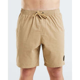 DROP THE PICK VOLLEY SHORT 18" - TAN