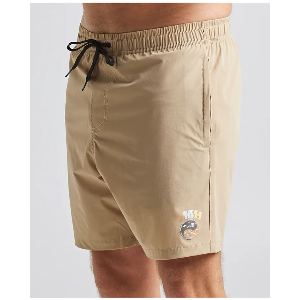 SCHOONER OR LATER | VOLLEY SHORT 18"" - KHAKI