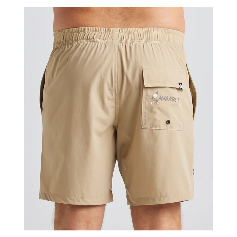 SCHOONER OR LATER | VOLLEY SHORT 18"" - KHAKI