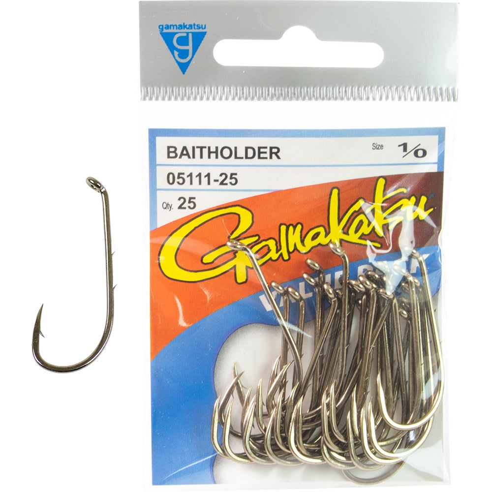 Gamakatsu  Baitholder Hook 25 Pack