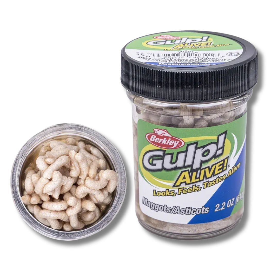Berkley Gulp Alive Maggots White