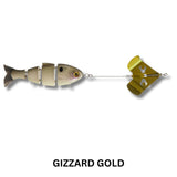 Bucca Buzzing Baby Bull Shad 3.75" Lure