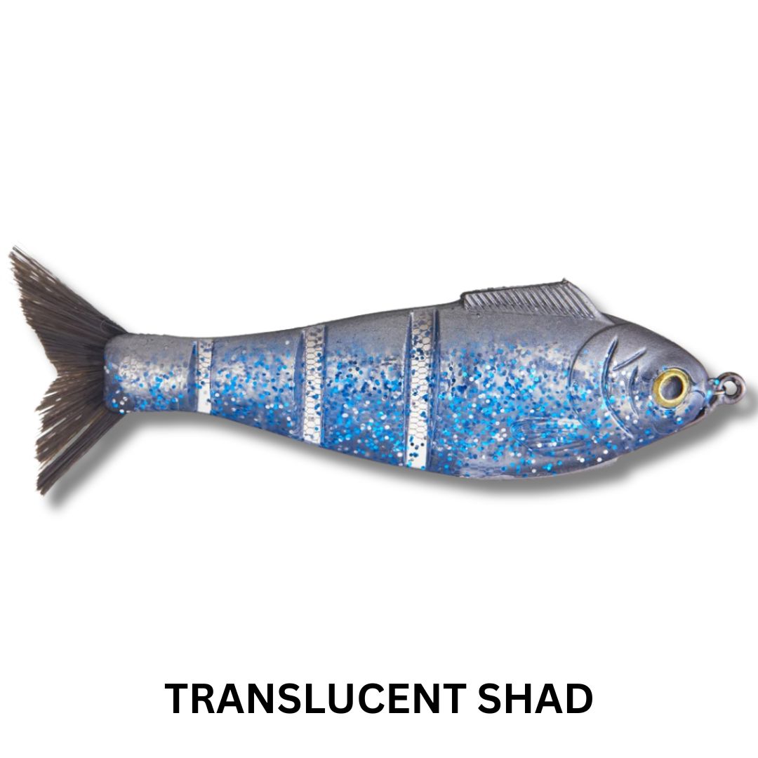 Bucca Weedless Baby Bull Shad 4.5" Lure