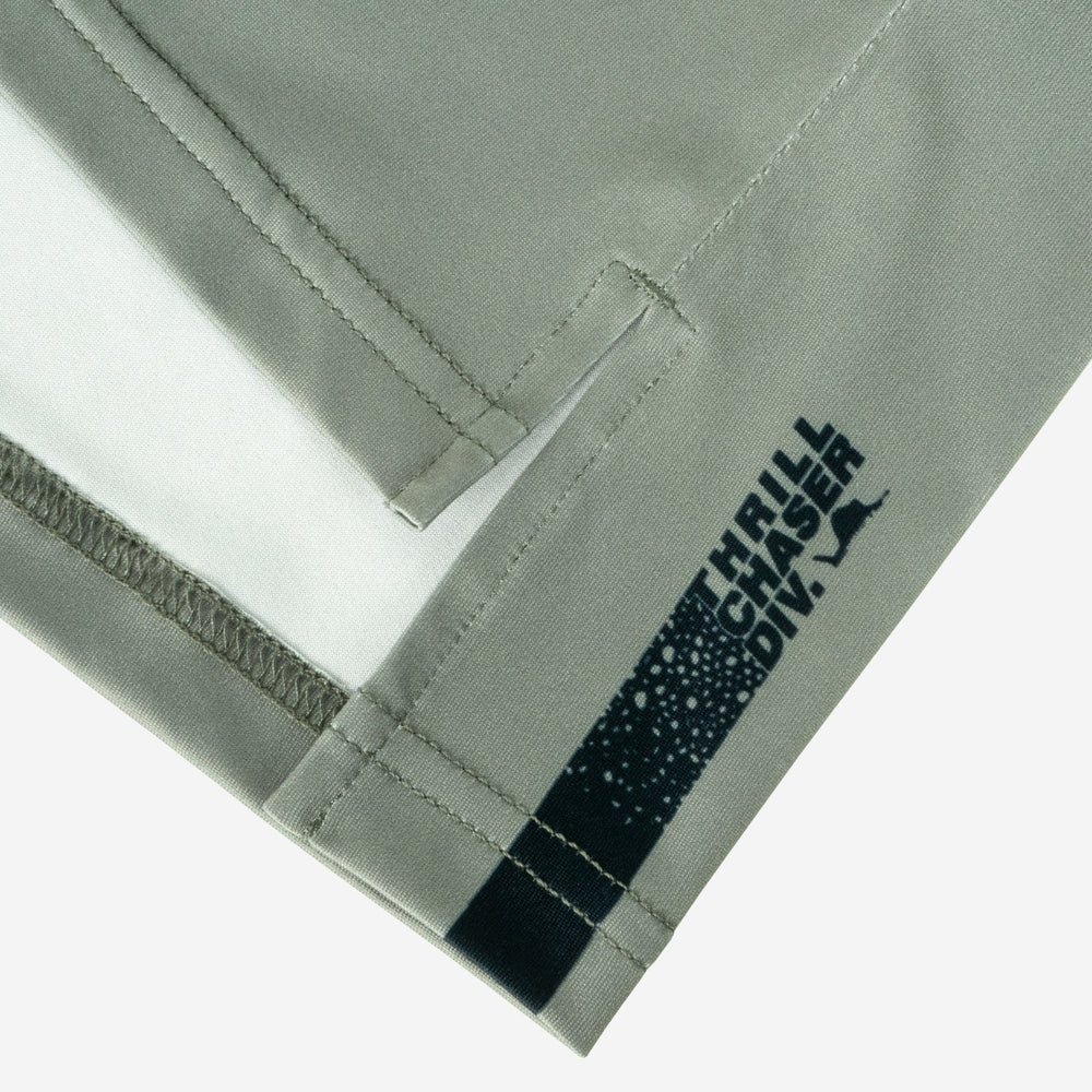 DESOLVE SOLAR DRY HOODIE TRUTTA NATURAL GREY/SHIFT GREEN