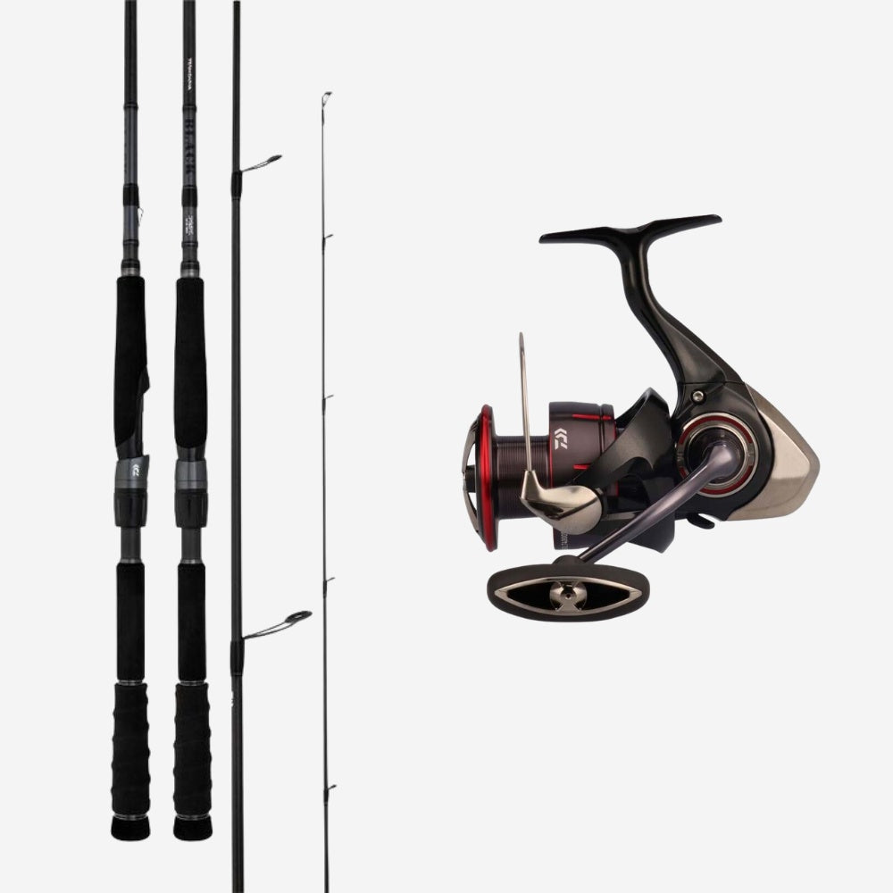 Daiwa 25 Fuego LT 5000D-CXH / Daiwa TD Black 762MHFS 5-10kg Spinning Combo