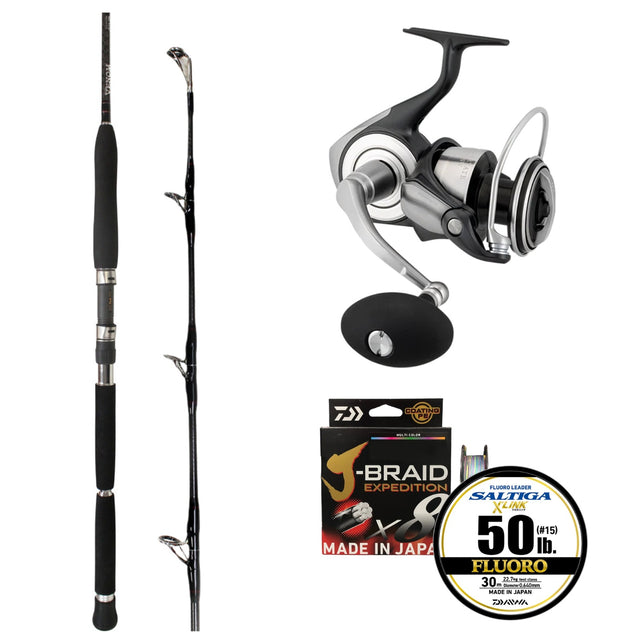 Daiwa 26 Certate 14,000-XH / Venom Deep Jig Spin PE 3-8 350g Spinning Combo