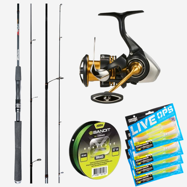 Daiwa Legalis LT 2500 / Abu Garcia Revo MC 702L 2-4kg Spinning Combo