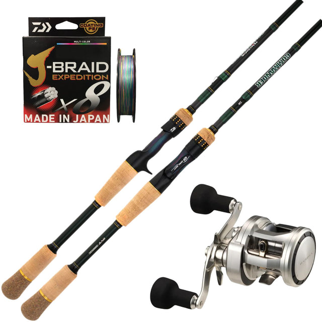 Daiwa Ryoga 150H / TD Commander "Garganaut" 722XXH-SB 10-24kg Baitcast Combo