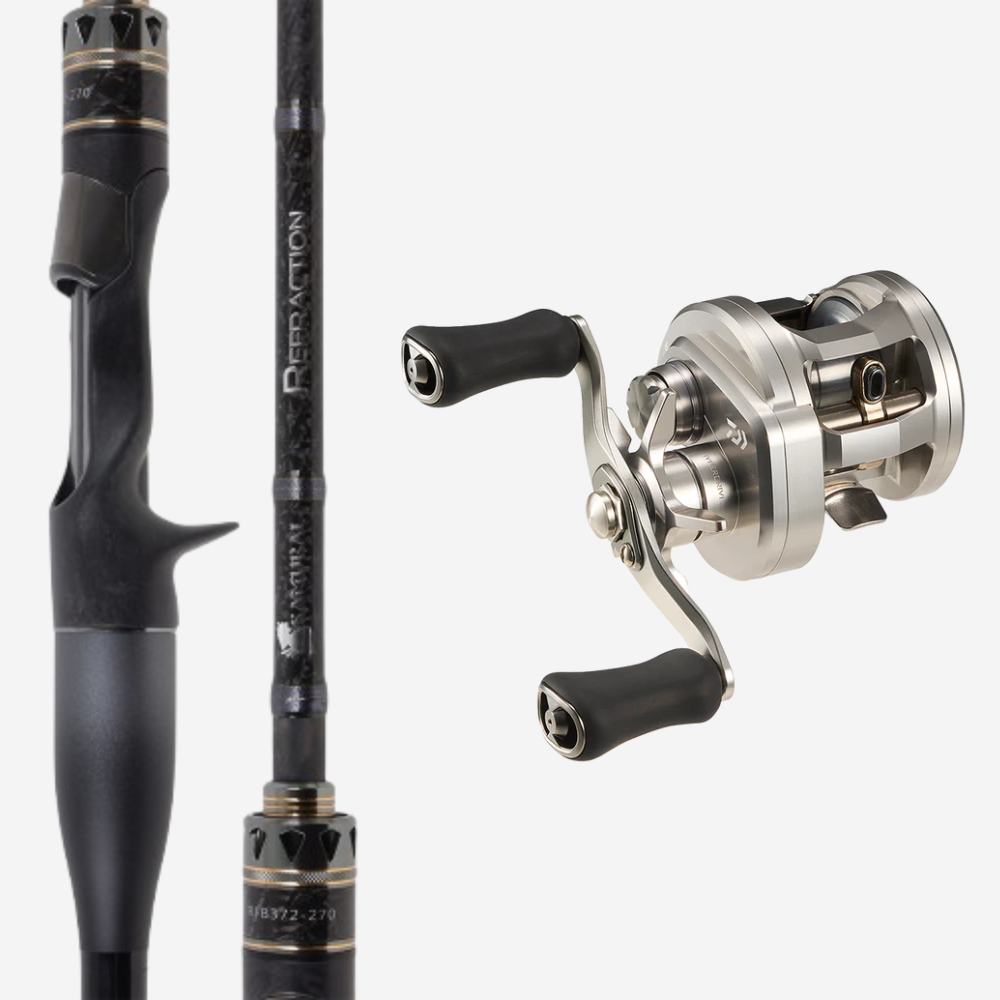 Daiwa Ryoga SV 100 / Samurai Refraction 5'6" 12-20lb Baitcast Combo