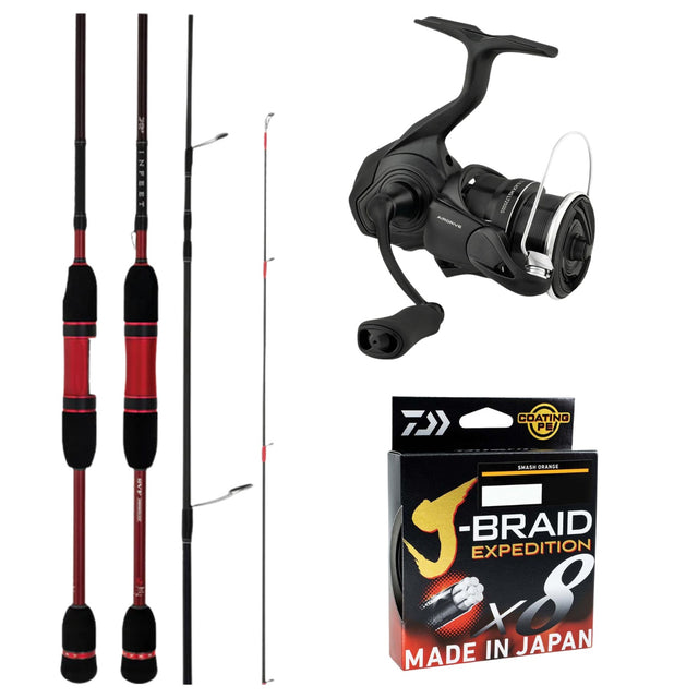 Daiwa TD Black MQ 2500S / Infeet Z 782LFS-ST 1-4kg Spinning Combo