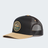 KEEPING IT REEL | TWILL TRUCKER - BLACK