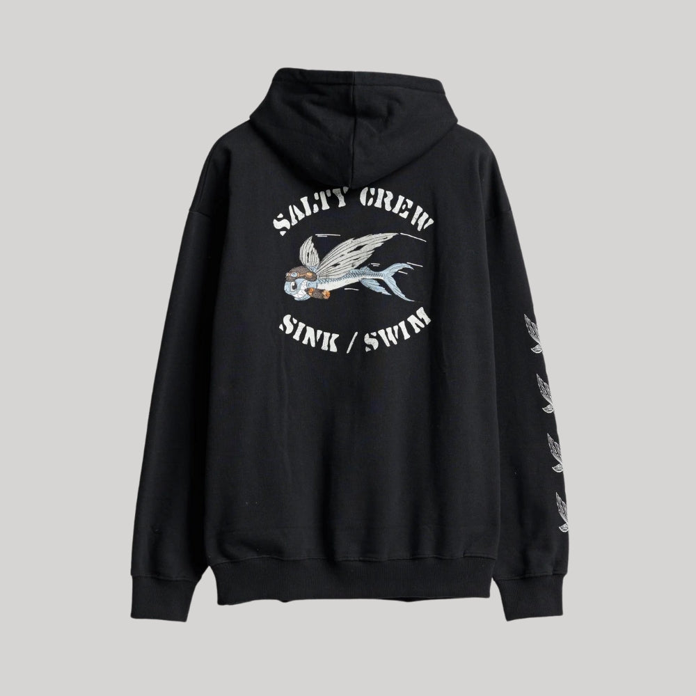 Salty Crew Kamikaze MW Hoodie Black