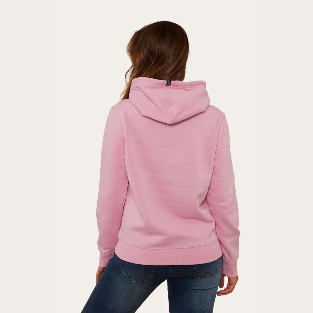 Ringers Western Melrose Womens Hoodie - Pastel Pink